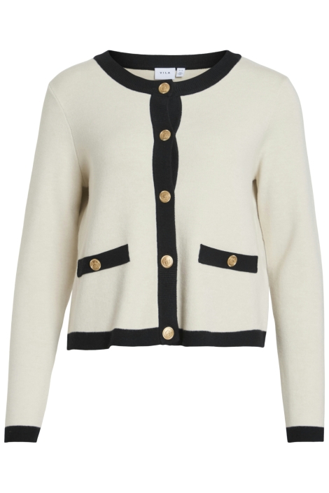 Vila vicassie l/s twill knit cardigan
